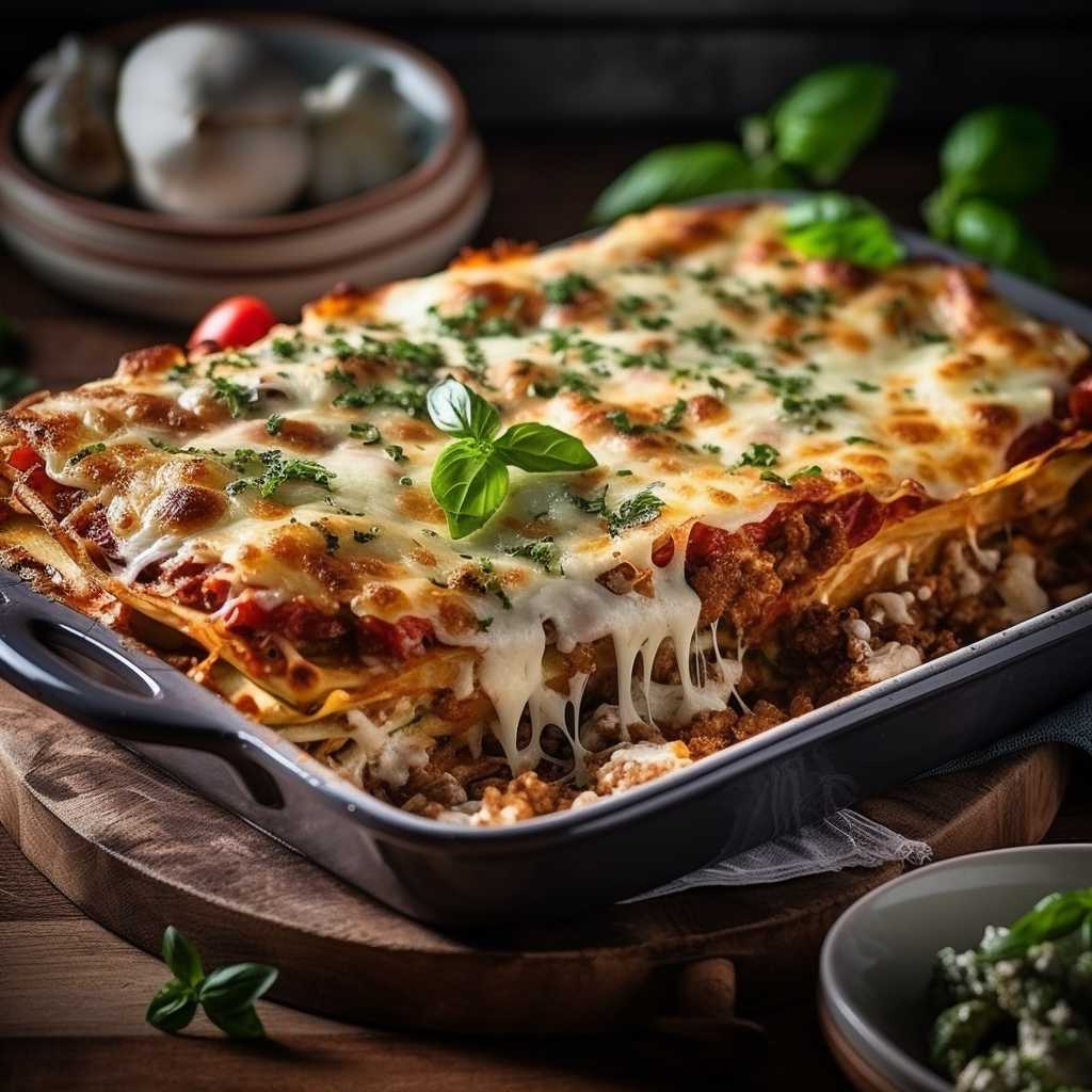 Delicious homemade Tempeh Lasagna