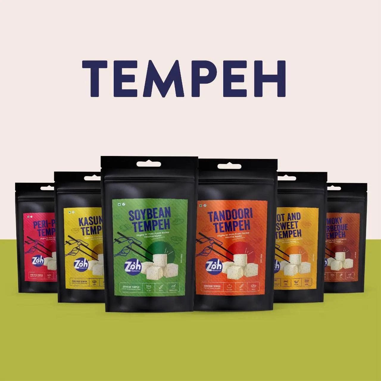 Tempeh Collection from Zoh Probiotics - High Protein, Plant-Based Meal Options