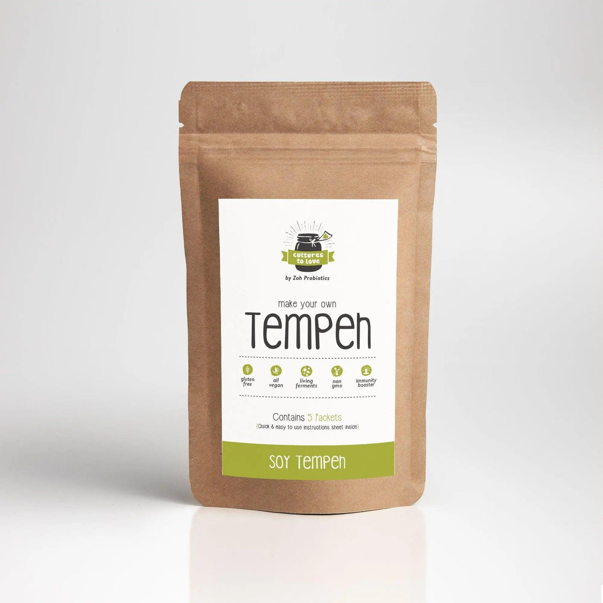 Soy Tempeh Starter Culture by Zoh Probiotics