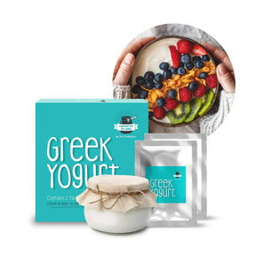 Zoh Probiotics Greek Yogurt Kit with Sachets Front View