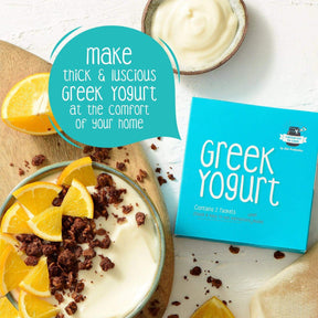Zoh Probiotics Greek Yogurt Kit Mood ShotMake Thick and Luscious Greek Yogurt at Home
