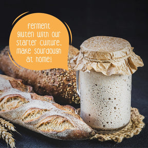 Zoh Probiotics Whole Wheat (Atta) Sourdough Starter Culture: Unlock Authentic Whole Wheat Sourdough Baking culturestolovein