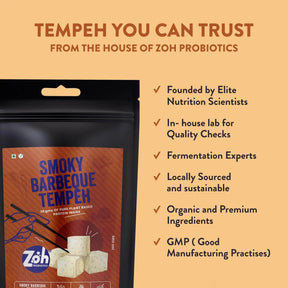 Bulk tempeh in Mumbai: Trustworthy Zoh Smoky Barbeque, Nutritionist-founded, Organic Ingredients, GMP